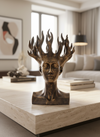 The Flame Crown” – Sculptural Goddess Head Bust