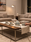 Elegant Blue Floral Ceramic Tea Set – Premium Handcrafted Teapot & Cups for Luxury Tea Moments